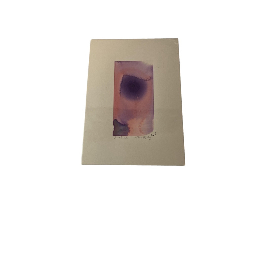 Abstract Painting by Donald S. Eng Pink and Purple Named Turtleneck